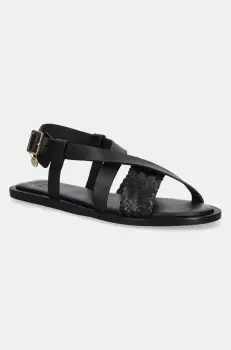 Gant sandale de piele Sunlaz femei, culoarea negru, 30561910.G00 imagine