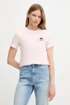 Gant tricou din bumbac culoarea albastru marin, 4200277 imagine