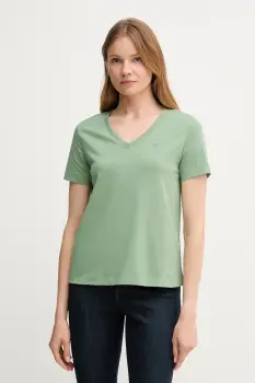 Gant tricou din bumbac culoarea negru imagine