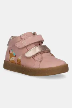 Garvalin pantofi nabuc pentru copii culoarea roz, 251326 imagine