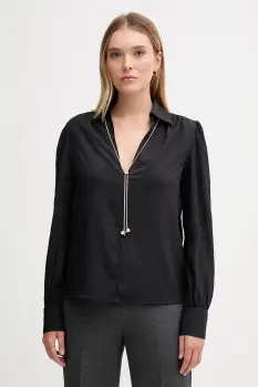 Gaudi bluza culoarea negru, uni, 521FD45009 imagine