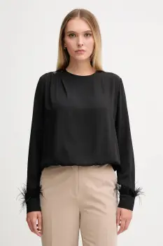 Gaudi bluza culoarea negru, uni, 521FD45032 imagine