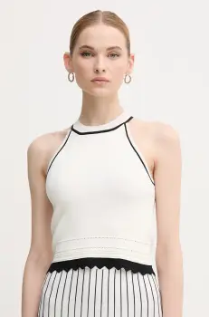 Gaudi bluza femei, culoarea bej, neted, 511FD43001 imagine