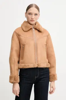 Gaudi geaca culoarea maro, de iarna, 521BD39002 imagine