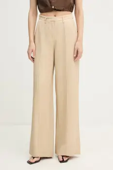 Gaudi pantaloni straight pentru femei, cu vascoza imagine