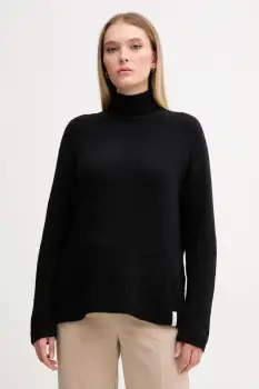 Gaudi pulover culoarea negru, cu guler, 521FD53011 imagine