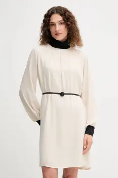 Gaudi rochie culoarea bej, mini, evazati, 521FD15018 imagine