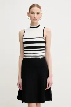 Gaudi rochie culoarea negru, mini, evazati, 511FD13002 imagine