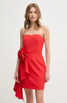Gaudi rochie culoarea rosu, mini, mulata, 511FD15034 imagine