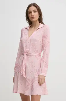 Gaudi rochie culoarea roz, mini, evazati, 511BD15007 imagine