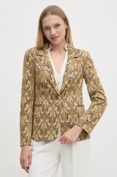 Gaudi sacou culoarea bej, un singur rand de nasturi, modelator, 421FD34001 imagine