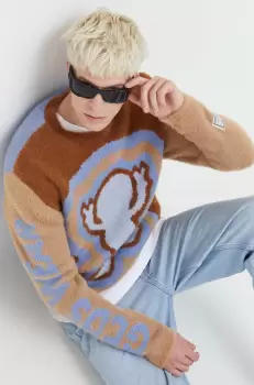 GCDS pulover din amestec de lana barbati, calduros imagine
