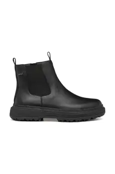 Geox botine D LAMIDIE + GRIP ABX femei, culoarea negru, cu toc plat, D46XMD 00085 C9999 imagine