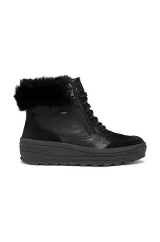 Geox botine D MILLEINY B ABX femei, culoarea negru, cu platforma, izolat, D46WNB 0FE22 C9999 imagine