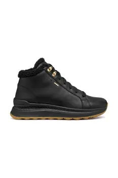 Geox botine D SPHERICA ACTIF X2 culoarea negru, cu toc plat, D56WPA 00085 C9999 imagine