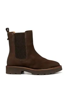 Geox cizme D NORIZE culoarea maro, cu toc plat, D564ZD 00022 C6006 imagine