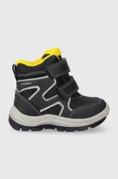 Geox cizme de iarna copii B263VD 0CEFU B FLANFIL B ABX culoarea albastru marin imagine