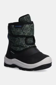 Geox cizme de iarna copii FLANFIL ABX culoarea verde, B263VE.0BCMN imagine