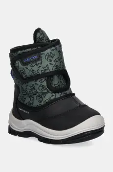 Geox cizme de iarna copii FLANFIL ABX culoarea verde, B263VE.0BCMN imagine