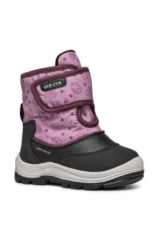 Geox cizme de iarna copii FLANFIL B ABX culoarea roz imagine