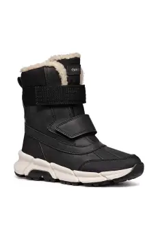 Geox cizme de iarna copii FLEXYPER PLUS culoarea negru, J46LCF.0MEFU imagine