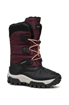 Geox cizme de iarna copii HIMALAYA AB culoarea bordo, J46FTA.0FU50 imagine