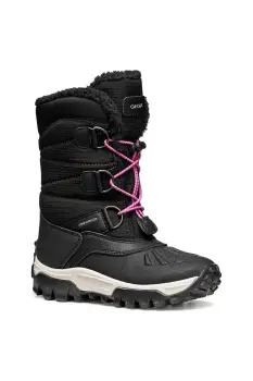 Geox cizme de iarna copii HIMALAYA AB culoarea bordo, J46FTA.0FU50 imagine