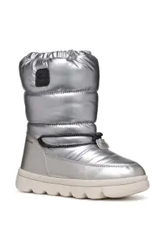 Geox cizme de iarna copii WILLABOOM culoarea argintiu, J46HWB.0LVNF imagine