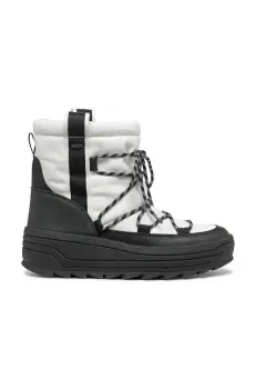 Geox cizme de iarna D MILLEINY B ABX culoarea alb, cu platforma, izolat, D46WNA 0FUME C0404 imagine