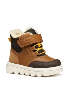 Geox cizme de iarna pentru copii B365BC 0ME22 B WILLABOOM B AB culoarea bleumarin, B365BC.0ME22 imagine