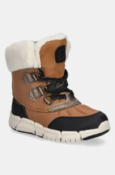 Geox cizme de iarna pentru copii FLEXYPER AB culoarea maro, J46APA.0AU50 imagine