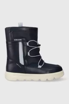 Geox cizme de iarna pentru copii J36HWC 054FU J WILLABOOM B A culoarea albastru marin imagine