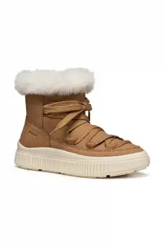 Geox cizme de iarna pentru copii LAQUINNY culoarea maro, J56M3D.000AU imagine