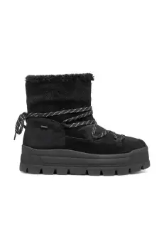 Geox cizme de zapada din piele intoarsa D SPHERICA EC7.1 B A femei, culoarea negru, cu platforma, izolat, D46WSA 00022 C9999 imagine