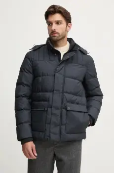 Geox geaca barbati, culoarea gri, de iarna, M4628U-T3141-F9112 imagine