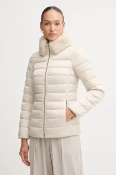 Geox geaca de puf BETTANIE culoarea bej, de iarna, W5626T T3122 imagine