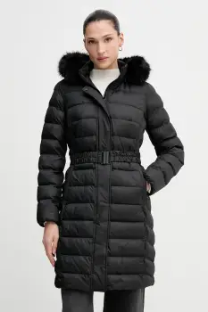 Geox geaca de puf CATRIA culoarea negru, de iarna, W5626F T3152 imagine