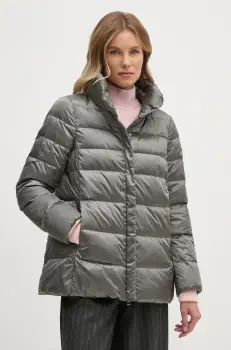 Geox geaca de puf femei, culoarea gri, de tranzitie, W4626A-T3154-F6228 imagine