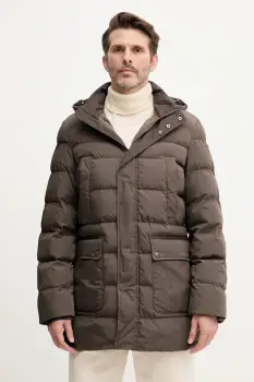 Geox geaca LEITAN culoarea maro, de iarna, M5628B T3266 imagine