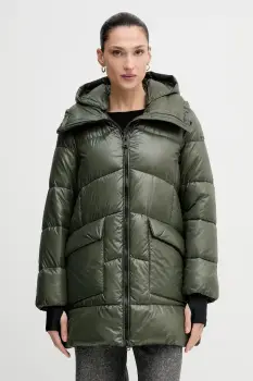 Geox geaca SERILDA culoarea verde, de iarna, W5628G T3121 imagine