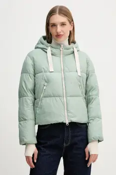 Geox geaca SPHERICA culoarea turcoaz, de iarna, W5628J T3273 imagine