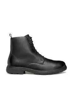 Geox ghete de piele U MEIERN culoarea negru, U56LZE 000FF C9999 imagine