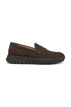Geox loafers slip-on pentru femei din piele intoarsa D FLEXTRIDE imagine