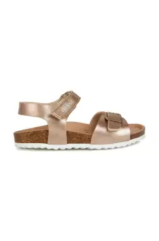 Geox sandale copii culoarea argintiu imagine