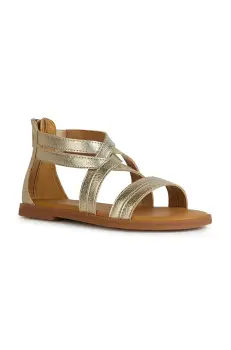 Geox sandale copii KARLY culoarea auriu, J4535F.000BN imagine