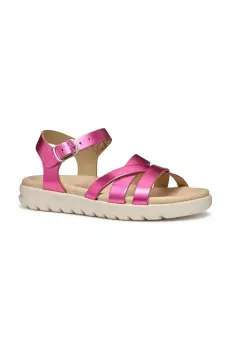 Geox sandale copii SANDAL SOLEIMA culoarea portocaliu, J45GSA.000CF imagine