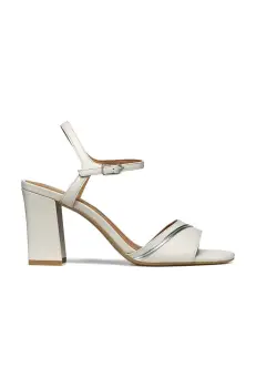 Geox sandale de piele D NEW ERAKLIA 80 F culoarea bej, D45RPF 000TU C5322 imagine