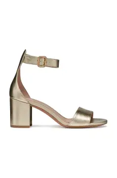 Geox sandale de piele D VIRNILISA 65 S culoarea auriu, D55YZA 000Y2 C2012 imagine