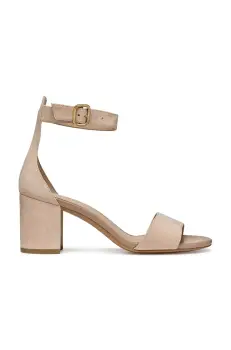 Geox sandale din piele intoarsa D VIRNILISA 65 S culoarea bej, D55YZA 00021 C8156 imagine