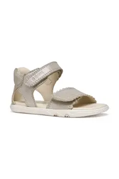 Geox sandale din piele pentru copii SANDAL STEPPIEUP imagine